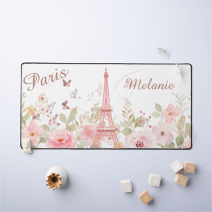 Tapis de bureau personnalisé chic parisien