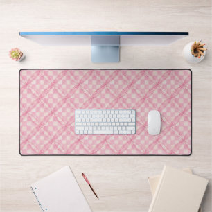 TAPIS DE BUREAU "PINK CHECK QUILT" - PETITE ÉCHELL