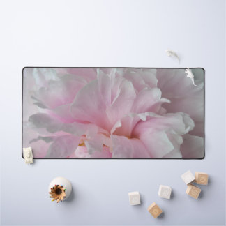 Tapis de bureau Pivoine rose en fleurs de Joie Éte