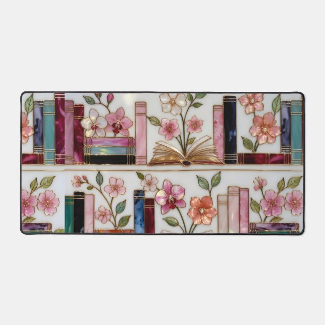 Tapis de bureau pour amoureux des livres | Tapis d (Recto)
