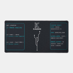 Tapis de bureau pour développeur Cyberpunk sur mes