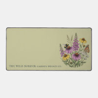Tapis de bureau pour jardin botanique des pollinis