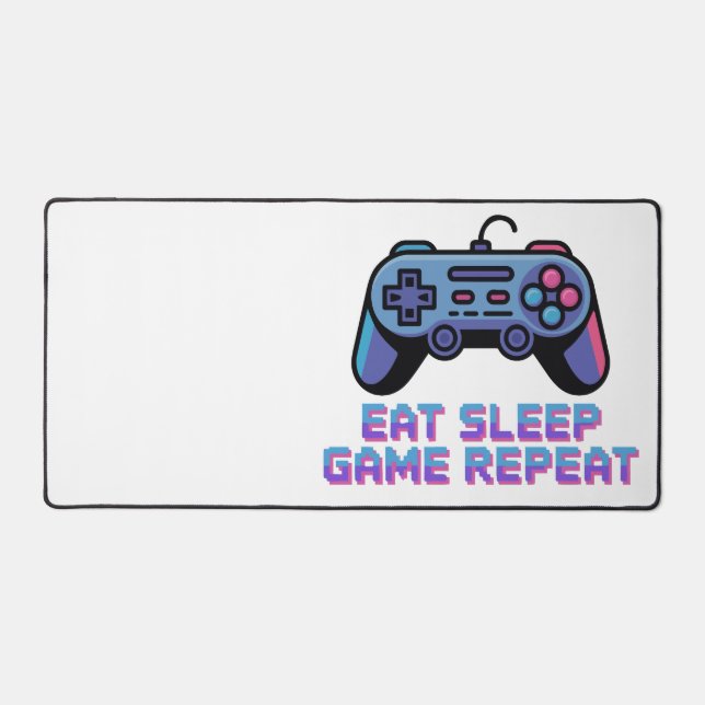 Tapis de bureau pour jeux vidéo rétro  (Recto)