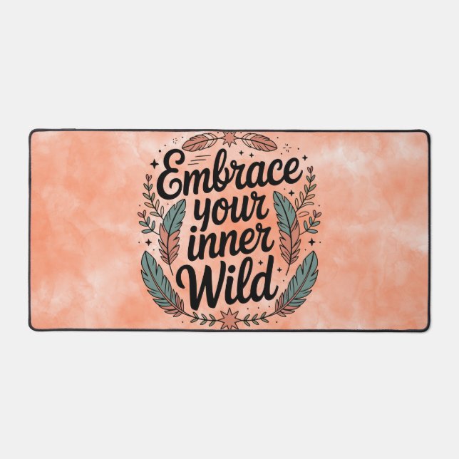 Tapis de bureau pour libérer votre côté sauvage (Recto)