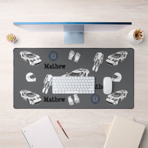 Tapis de bureau pour voiture de course