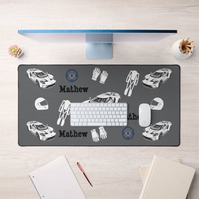Tapis de bureau pour voiture de course (Bureau 1)