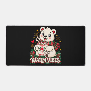 Tapis de bureau Rétro Ours Polaire Vibes Chaudes