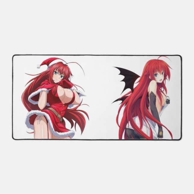 Tapis de bureau Santa Diva Anime tenue d'hiver (Recto)