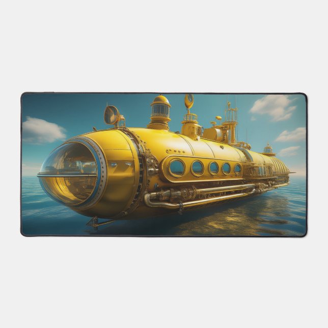 Tapis de bureau super cool Yellow Submarine ! (Recto)