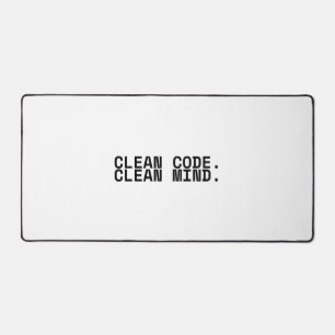 Tapis de bureau technologie minimaliste Code propr