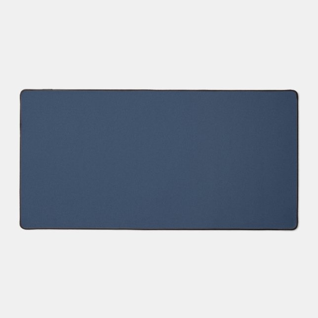 Tapis de bureau texturé bleu pour confort et style (Recto)