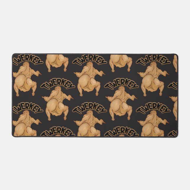 Tapis de bureau Twerkey de Thanksgiving (Recto)