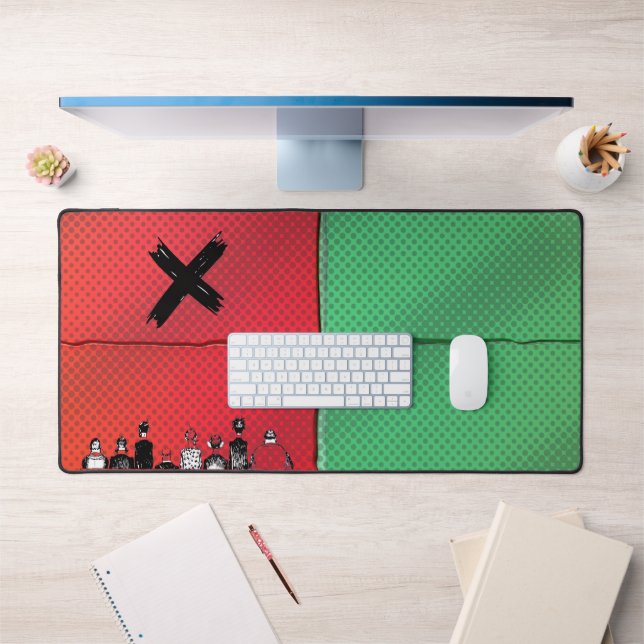 Tapis de bureau Urban Pop Art (Bureau 1)