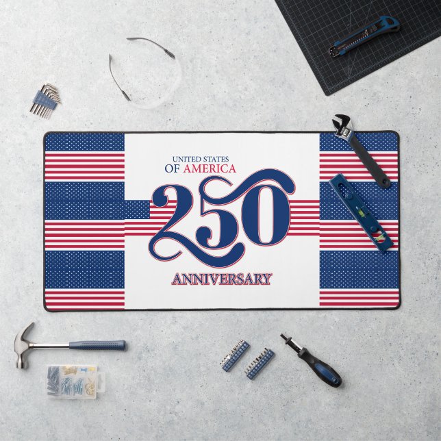 Tapis de bureau USA 250 patriotique ("USA 250 Desk Mat")