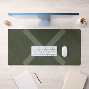 Tapis de bureau vert mousse Flèches croisées – Per