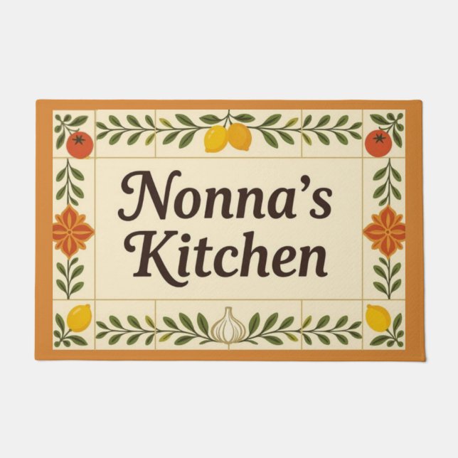 Tapis de cuisine de Nonna (Devant)