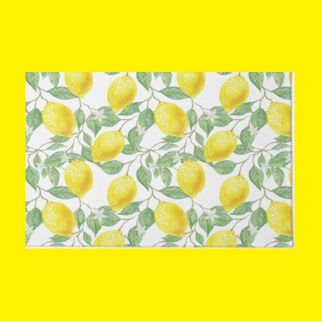 Tapis de cuisine Tapis de sol de cuisine Citron Aq (Créateur téléchargé)