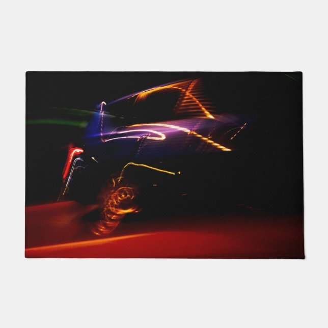 tapis de danse de voiture violet (Devant)