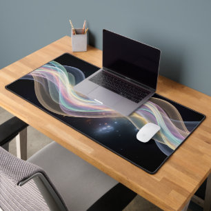 Tapis de Deck Galaxie Vague Cosmique Lumière Abstr