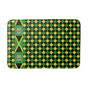 Tapis de Jamaïque, salle de bain patriotique, Drap