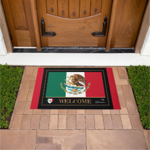 Tapis de la maison mexicaine, Drapeau mexicain spo