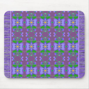 Tapis de la souris à motif violet