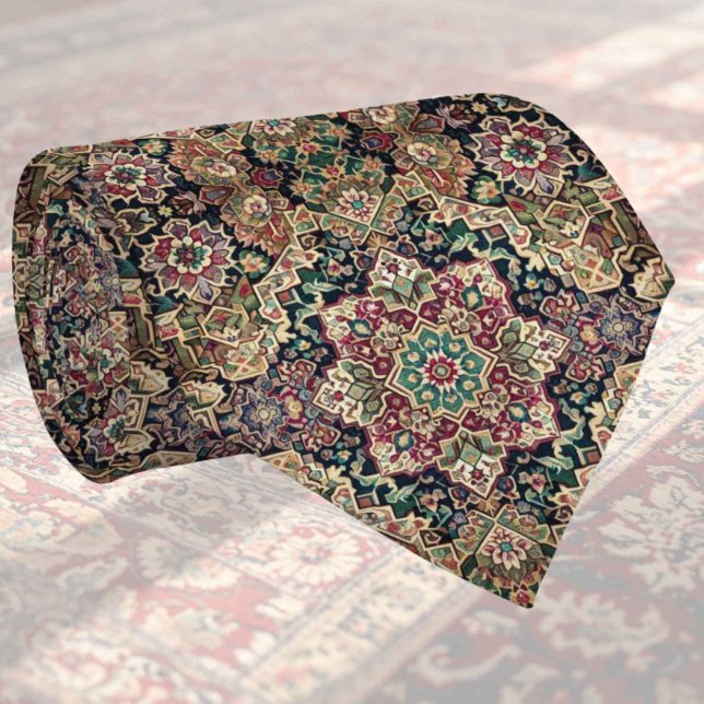 Tapis de luxe persan designer | Faux col cravate e (Créateur téléchargé)