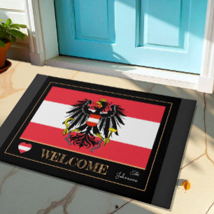 Tapis de maison Autriche, Drapeau autrichien sport