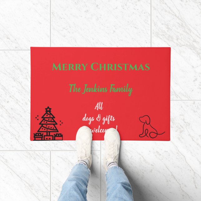 Tapis de Noël amusant  (Intérieur)