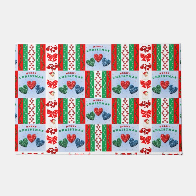 Tapis de Noël, Joyeux Noël (Devant)