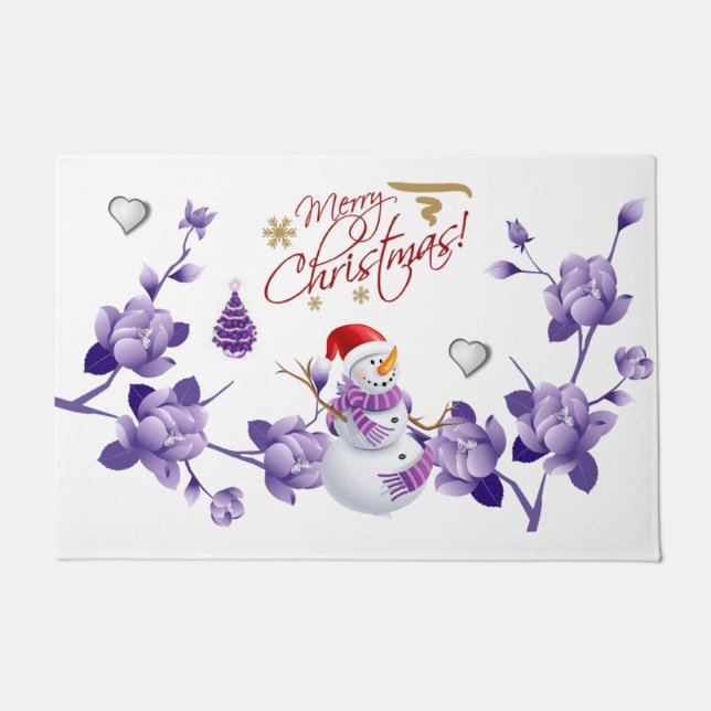 Tapis de Noël, Joyeux Noël (Devant)