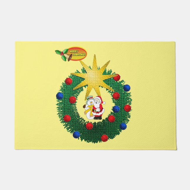 Tapis de Noël, Père Noël (Devant)