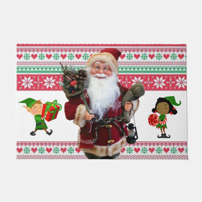Tapis de Noël, Père Noël (Devant)