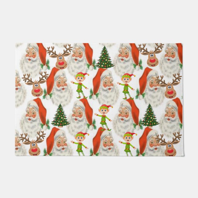 Tapis de Noël, Père Noël (Devant)