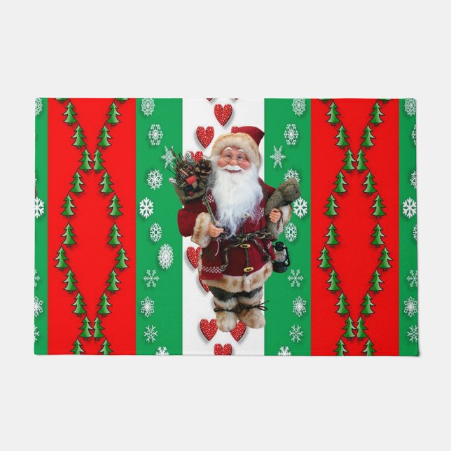 Tapis de Noël, Père Noël (Devant)