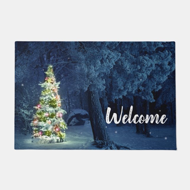 Tapis de Noël personnalisé (Devant)