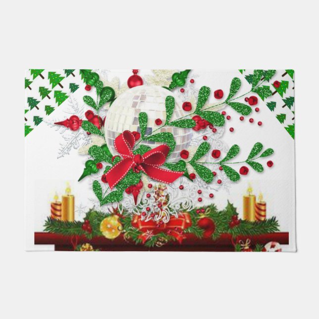 Tapis de Noël pour porte (Devant)