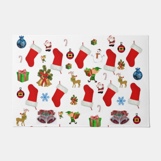 Tapis de Noël pour porte (Devant)