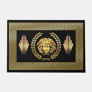 Tapis de porte à clé grecque couronne de laurier M