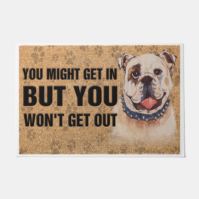 Tapis de porte American Pit Bull Terrier, tapis de (Devant)