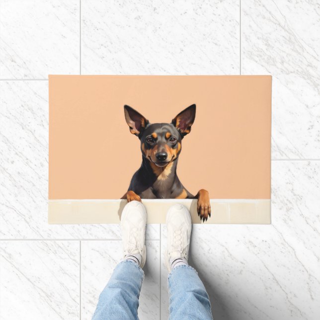 Tapis de porte Art Chien Azawakh (Intérieur)