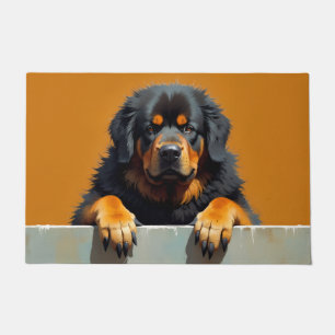 Tapis de porte Art du Mastiff Tibétain