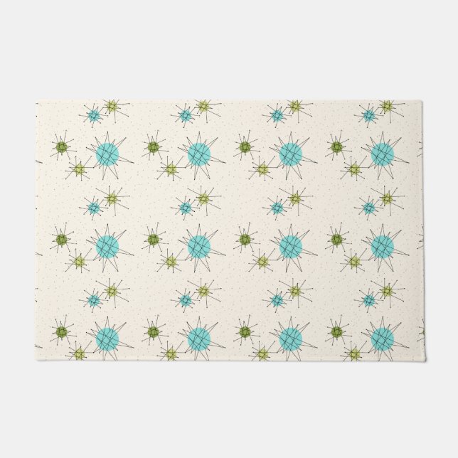 Tapis de porte atomique iconique de Starbursts (Devant)