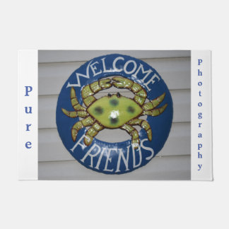 Tapis de porte avec Bienvenue les amis par Pure Ph