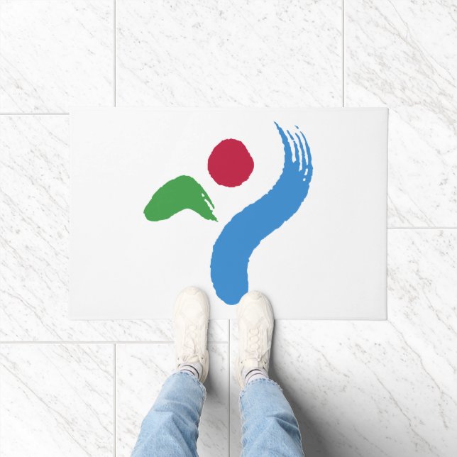 Tapis de porte avec le drapeau de Séoul, Corée du  (Intérieur)