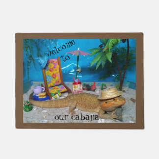 Tapis de porte barbu de dragon