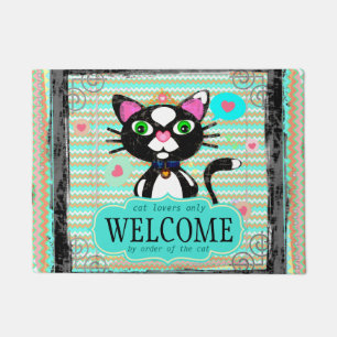 Tapis de porte bienvenu de princesse amoureux des