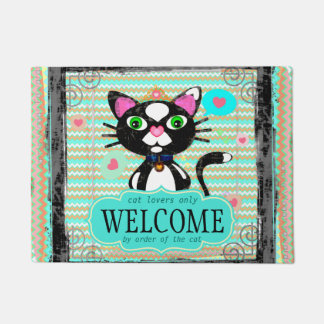 Tapis de porte bienvenu de princesse amoureux des