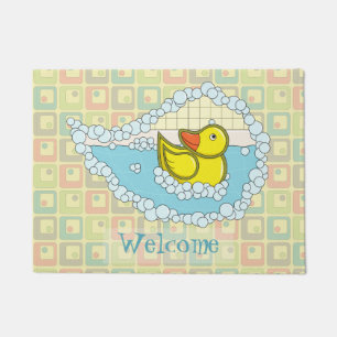 Tapis de porte Chaucer le canard en caoutchouc
