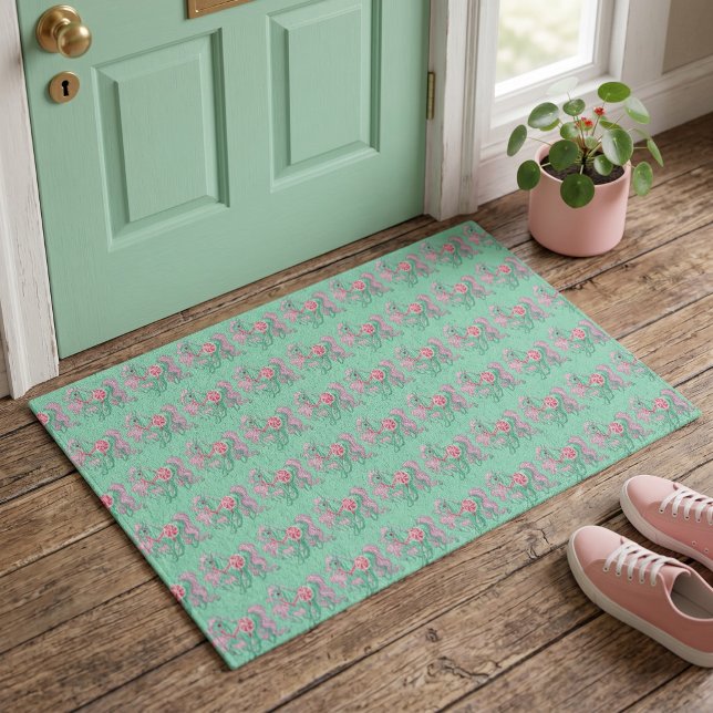 Tapis de porte Cheval (Créateur téléchargé)